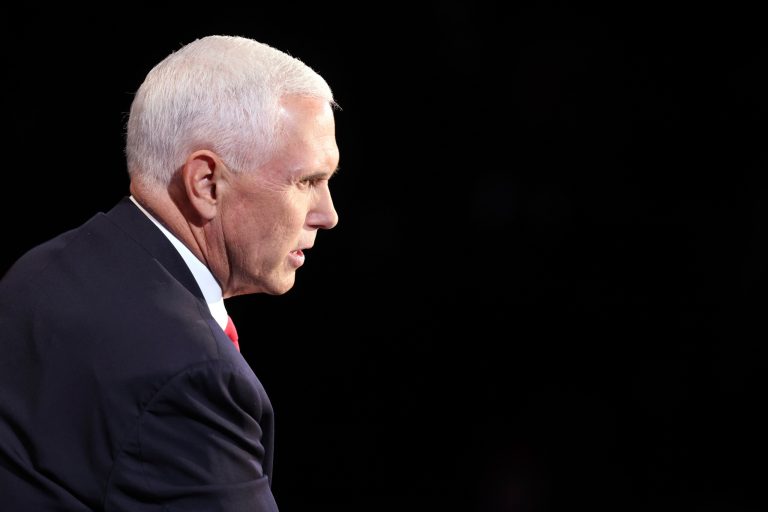 Pence tries to ignite struggling campaign with attacks on Harris