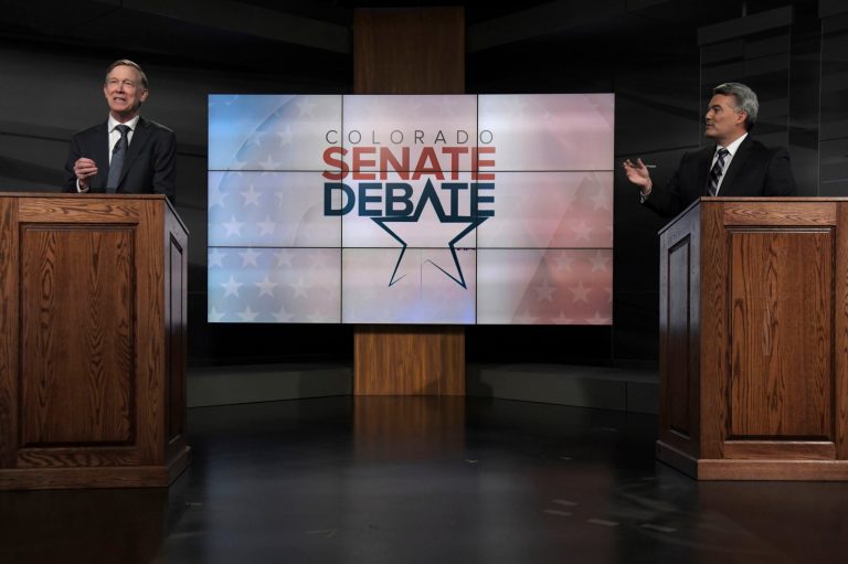 Gardner and Hickenlooper face off in third debate for Colorado U.S. Senate seat