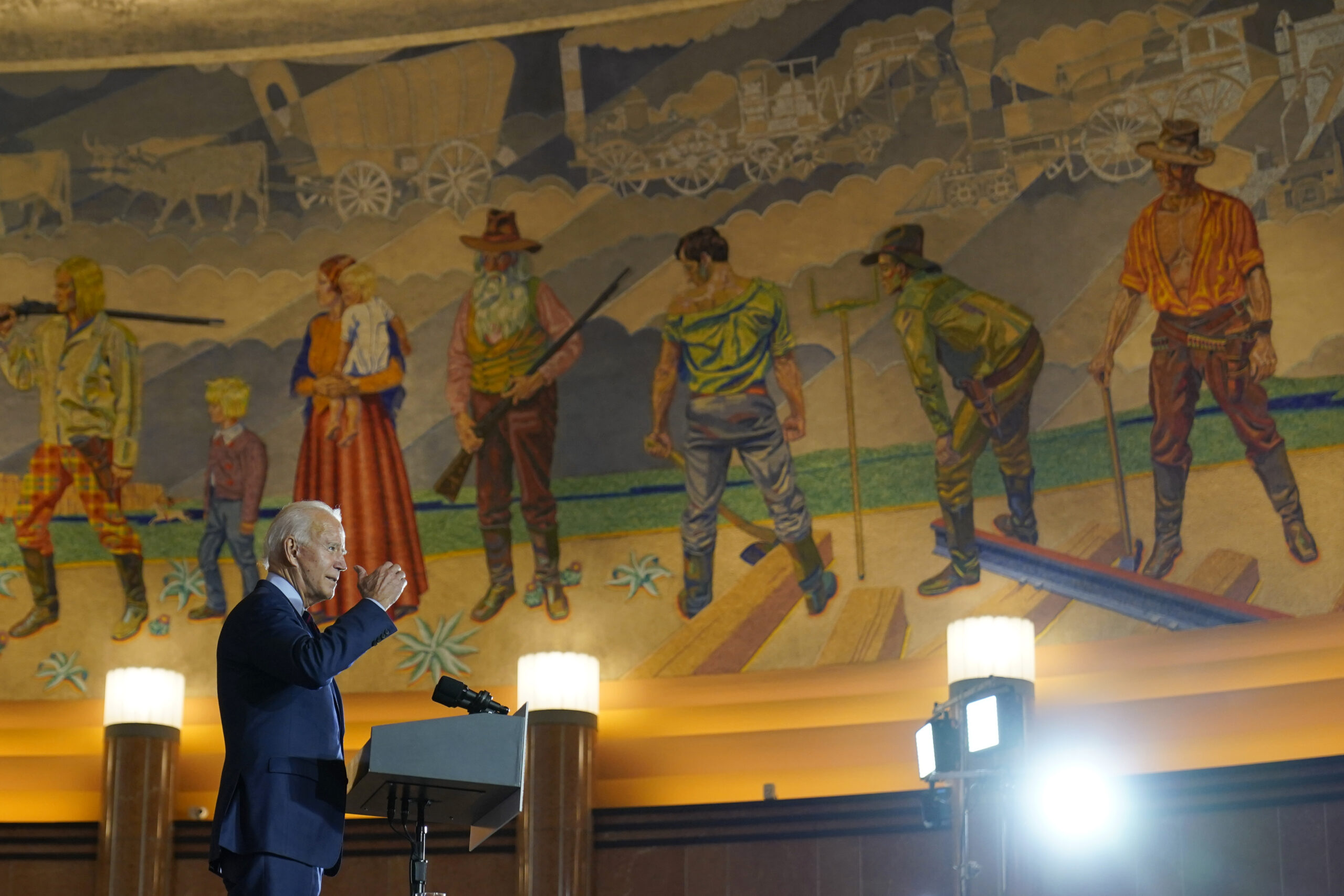Biden says voters have poor memories over being better off today than four years ago