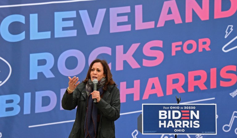 Kamala Harris mocks Trump for ‘weird obsession’ with Obama
