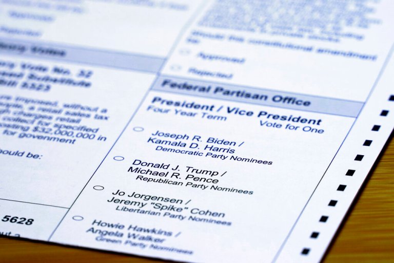 Trump leads Biden by five, locks in lead