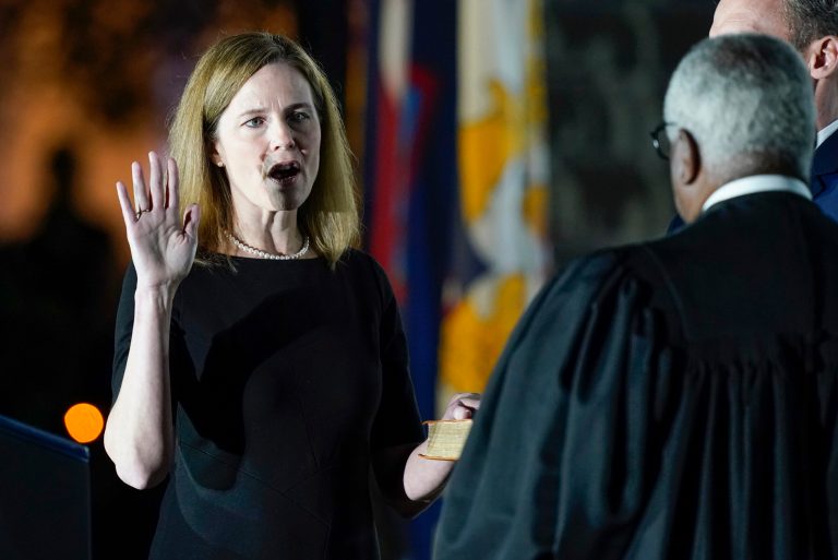 The Supreme Court welcomes Amy Coney Barrett, another adherent to ‘sexist’ and ‘racist’ originalism