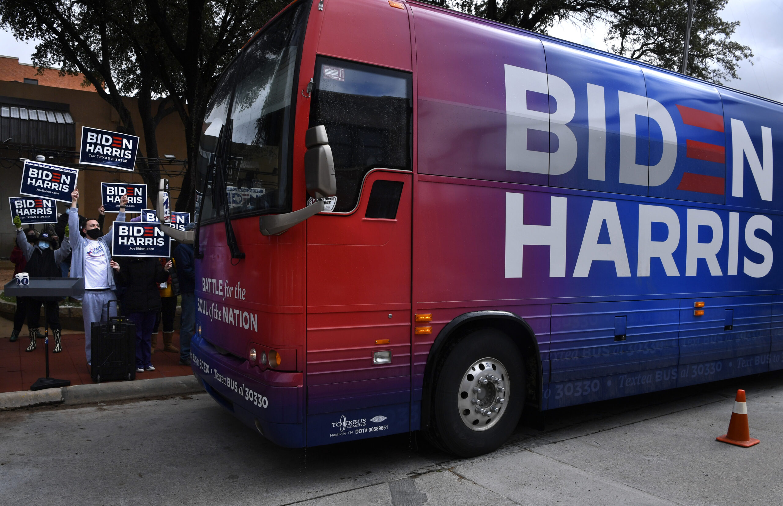 FBI investigating Trump supporters allegedly harassing Biden campaign bus