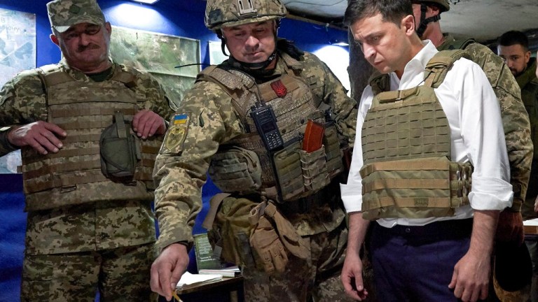 Ukraine pleads for rapid NATO entry with Russia on its doorstep