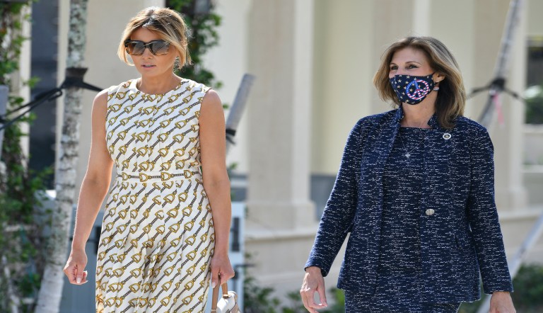 ‘It’s Election Day, so I wanted to come here to vote’: Melania Trump casts her 2020 vote in Florida