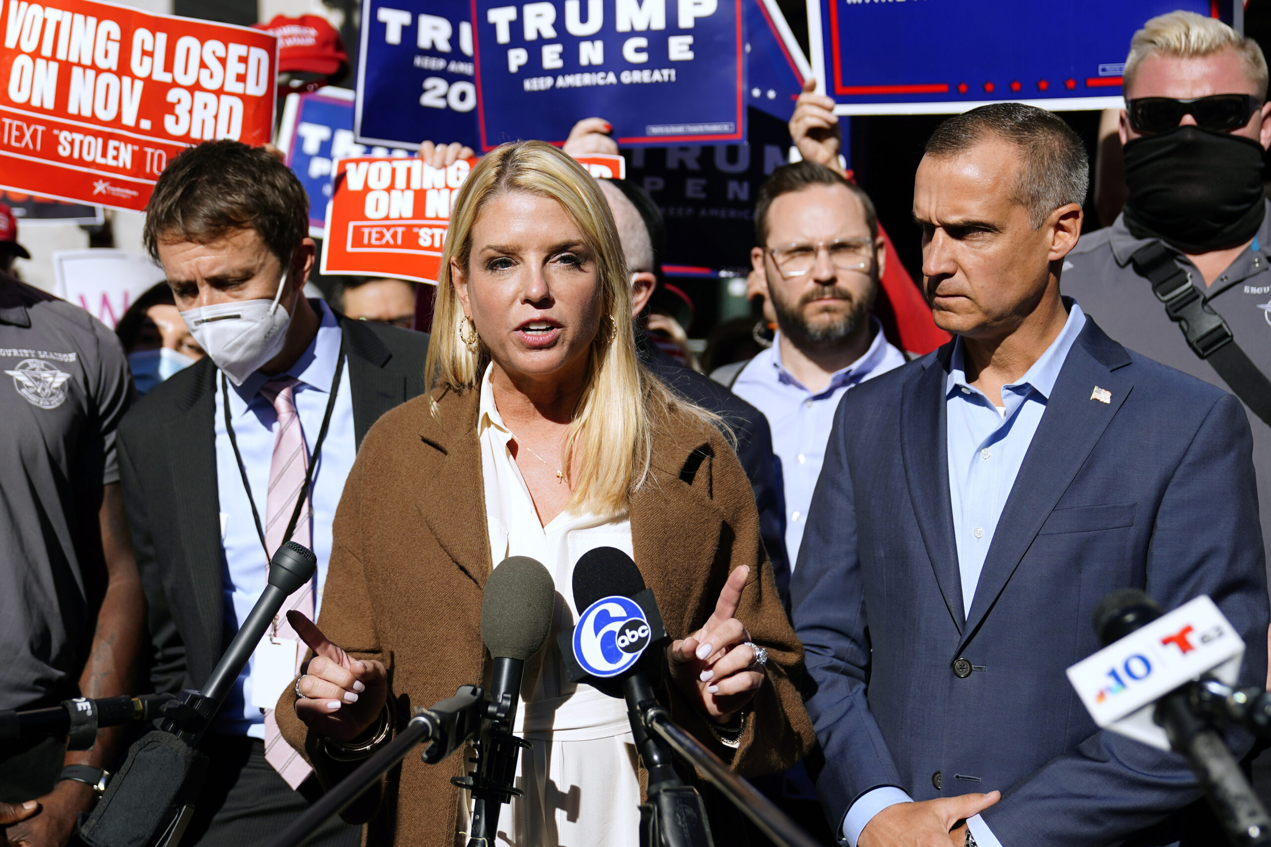 Tensions in Philadelphia simmer as Trump mounts legal challenges