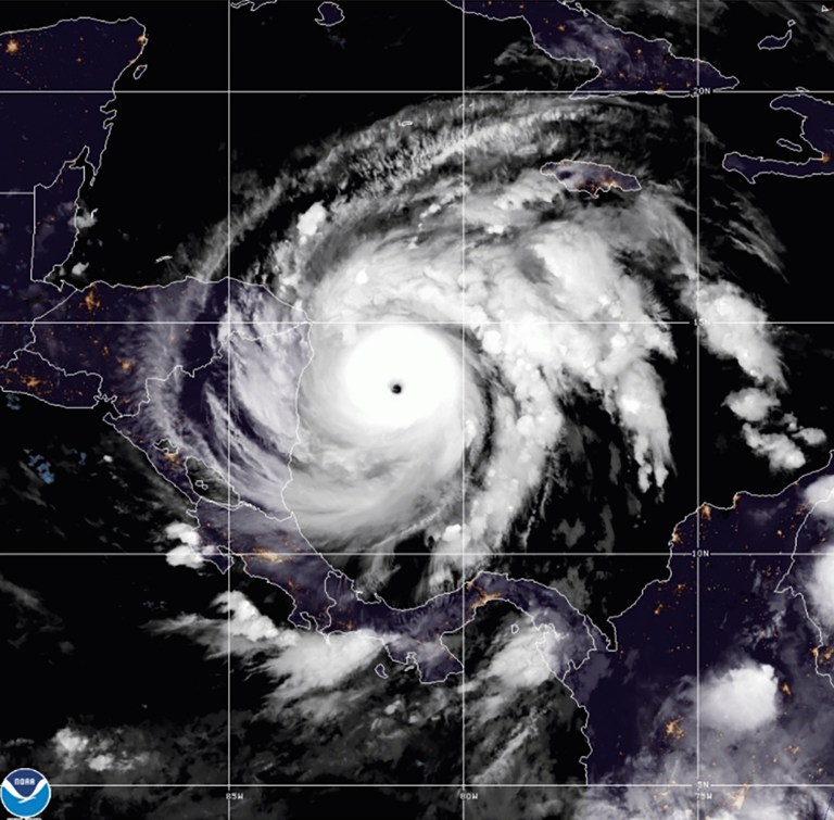 Hurricane Iota, now strongest hurricane of 2020, continues record-breaking year