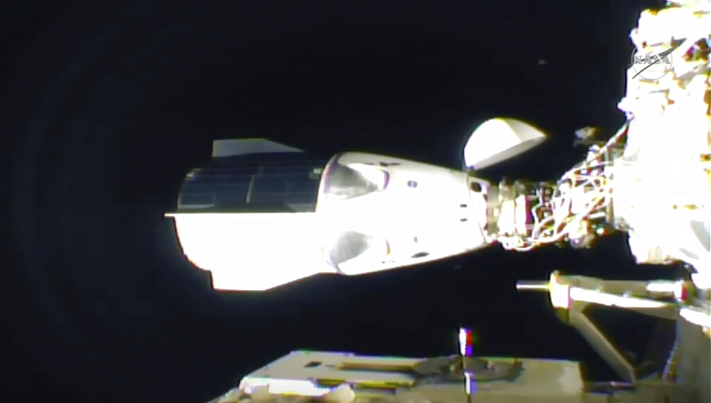 SpaceX capsule with four astronauts reaches space station