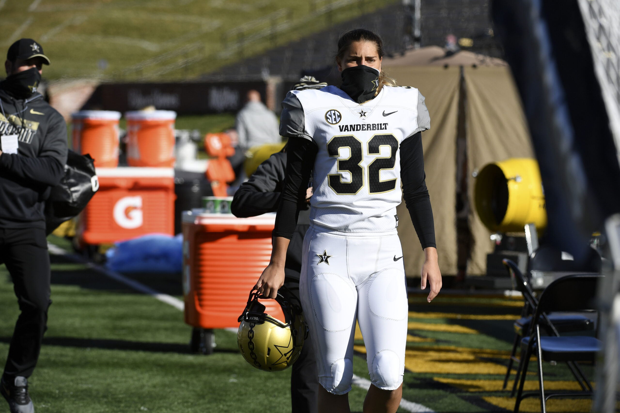 Placekicker Sarah Fuller’s moment was historic. The media coverage is also overblown