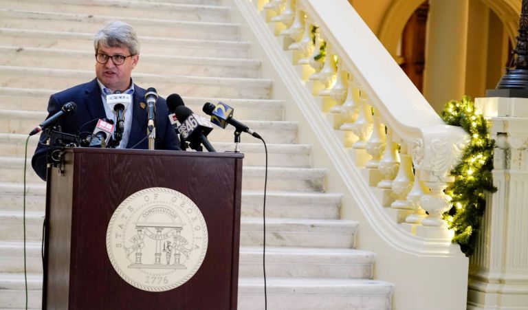 Gabriel Sterling condemned President Trump for spreading election misinformation. Now he is criticizing President Biden's characterization of Georgia's new voting laws.