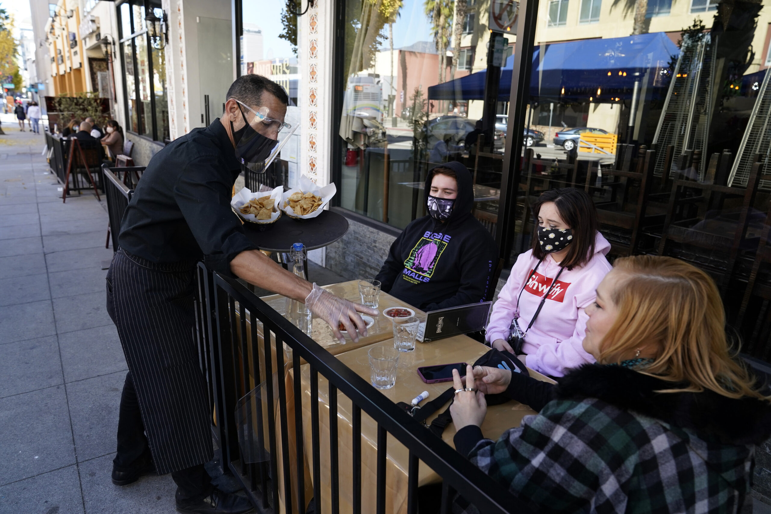 Los Angeles County opens outdoor dining, but TV is forbidden