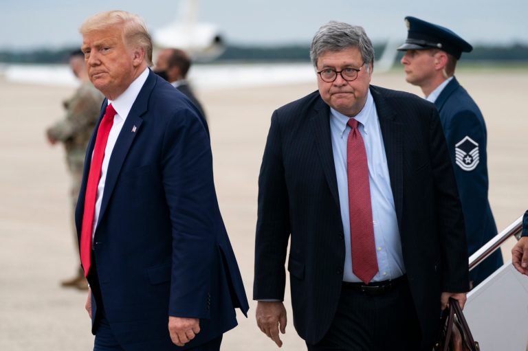Barr warned Trump he’d lose election because suburban voters think he’s a ‘f***ing a**hole’, book says