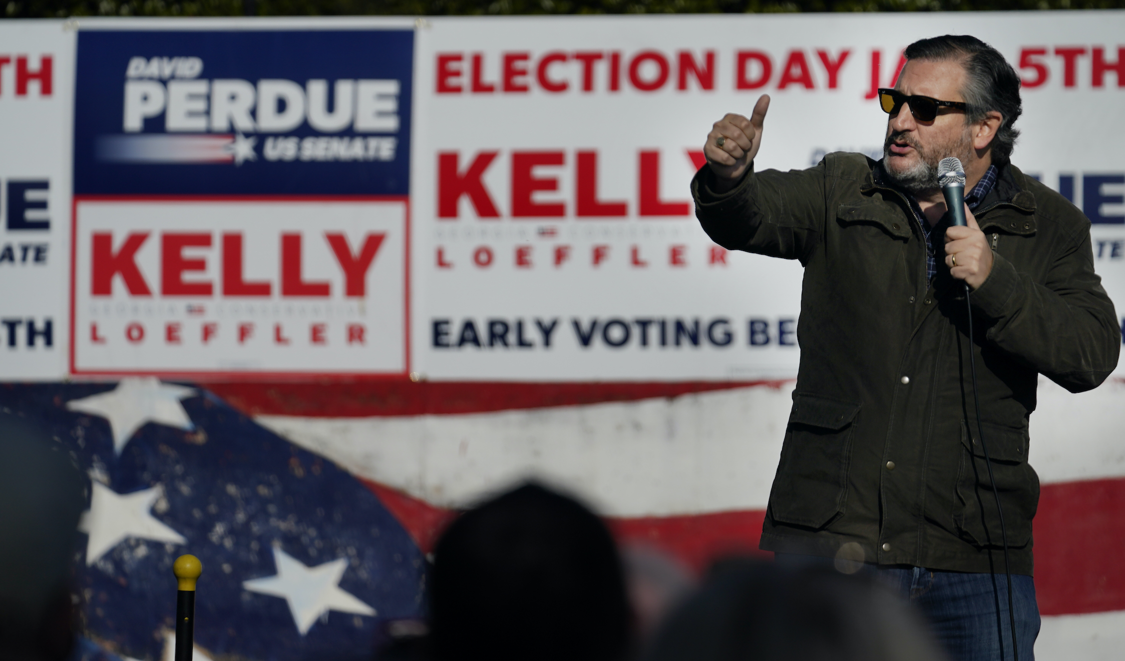 Cruz needles Eric Swalwell in Georgia over Chinese spy connection