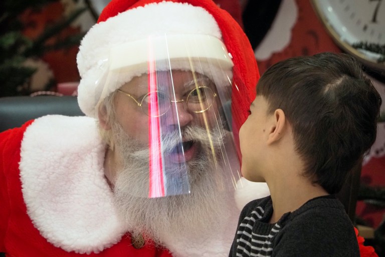 Terrified boy uses sign language to beg for ‘help’ while on Santa’s lap