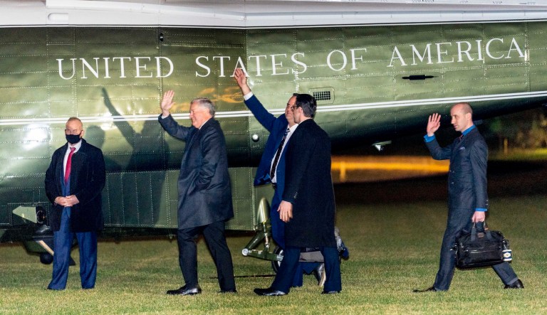 Top Trump officials sue Biden administration for records related to COVID-19 origins investigation