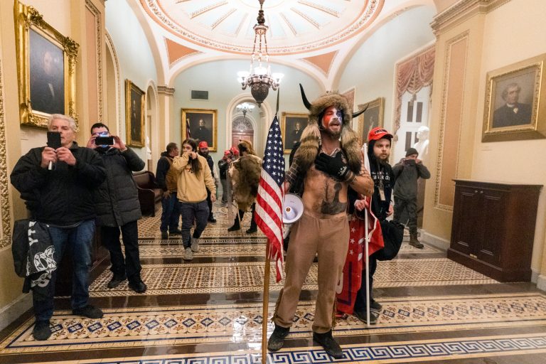 Man arrested for allegedly storming Capitol in fur, horns, and face paint won’t eat nonorganic food in jail: Report