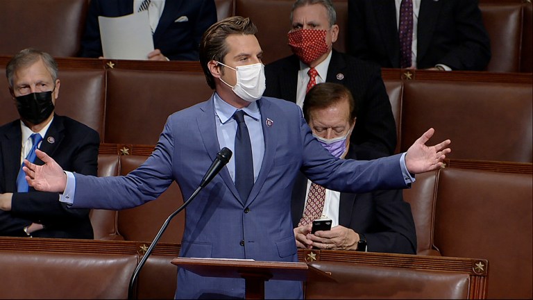 Matt Gaetz alleges antifa infiltrated violent Capitol Hill protest