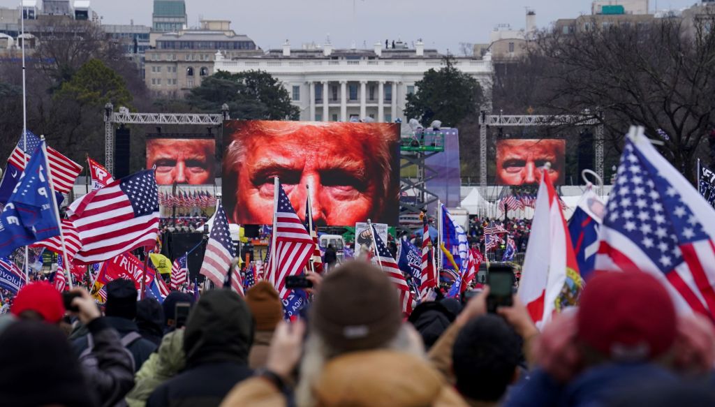 Trump at the end