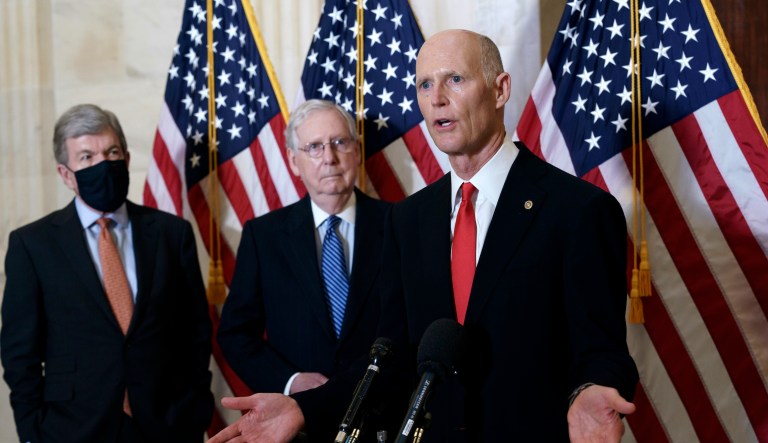 Rick Scott hits ‘treasonous’ Republicans for ‘trash-talking’ GOP Senate candidates