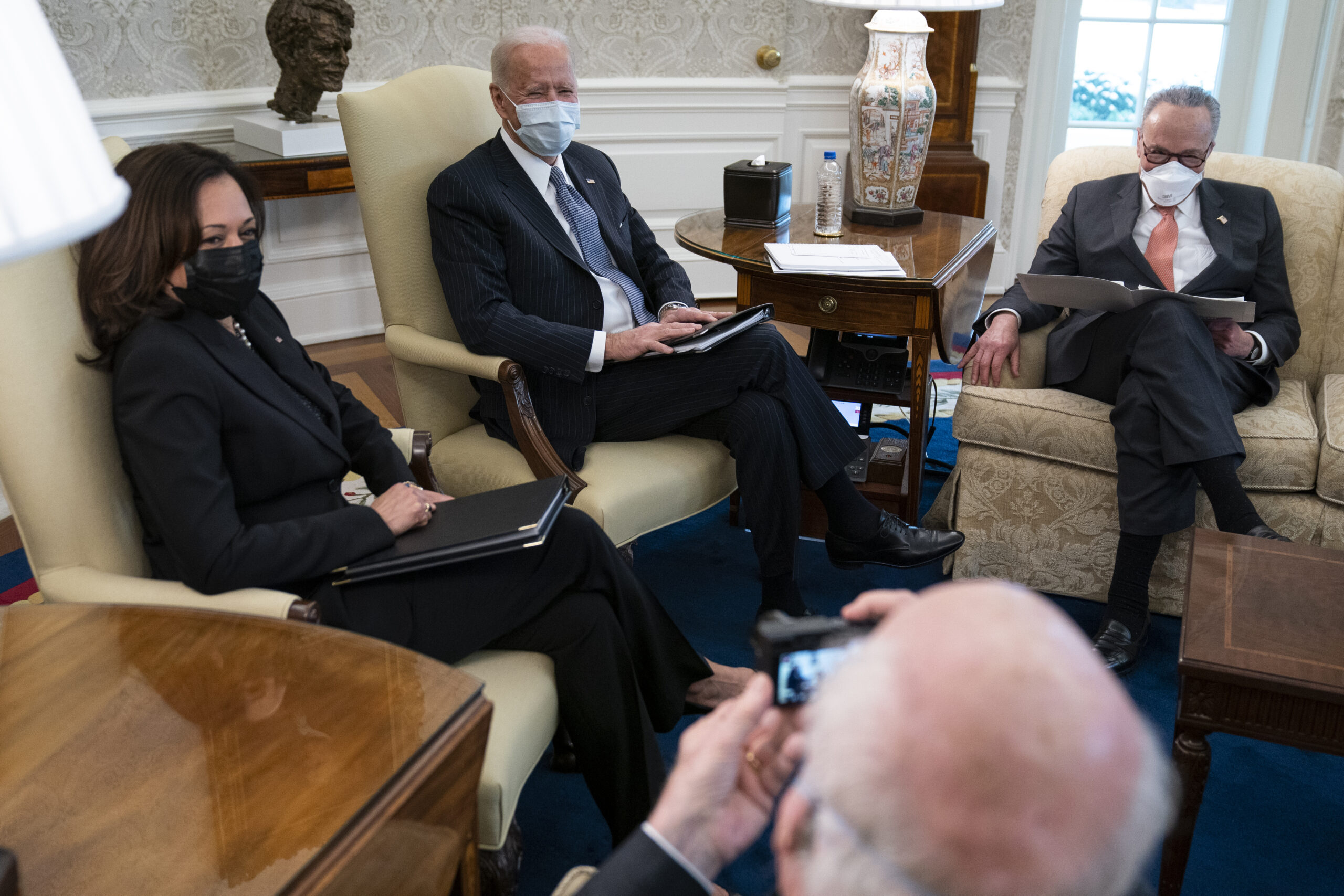Biden and Democrats maneuvering to check box on $2,000 checks pledge