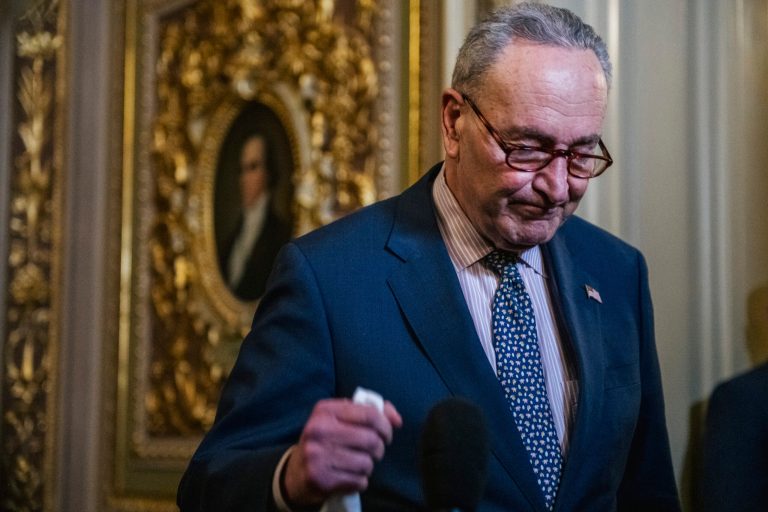 A new Rasmussen survey finds the nation evenly split over Senate Majority Leader Chuck Schumer's assessment that Democrats put on a powerful impeachment trial of former President Trump.