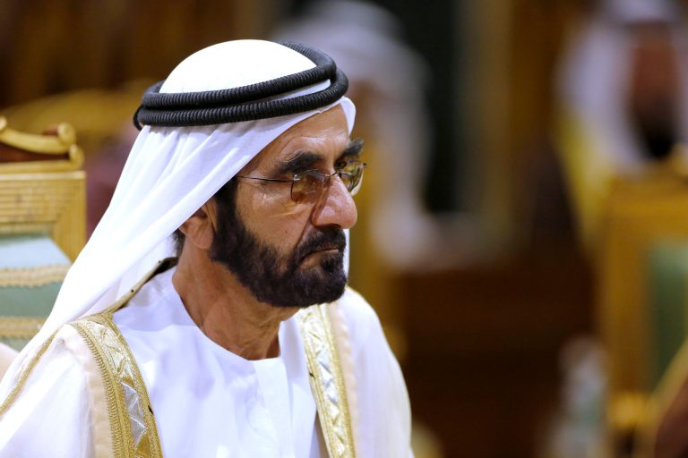 Prime Minister of the United Arab Emirates Sheikh Sheikh Mohammed bin Rashid Al Maktoum attends the 40th Gulf Cooperation Council Summit in Riyadh, Saudi Arabia. (AP Photo/Amr Nabil, FILE)