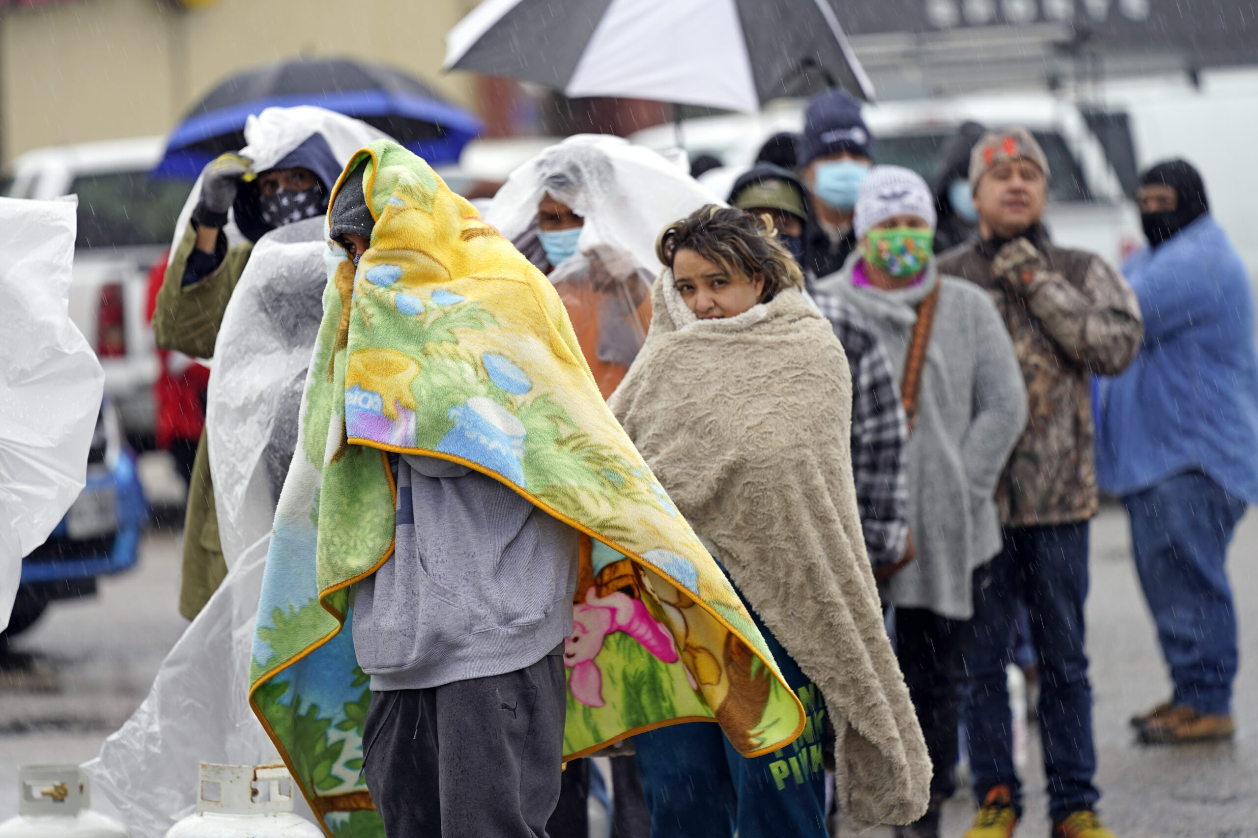 Water pipes bursting and 500,000 battle cold weather without power in Texas