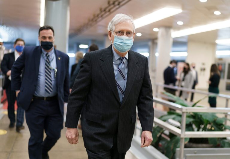 Mitch McConnell, with focus on the ‘future,’ says he didn’t watch Trump’s CPAC comeback speech