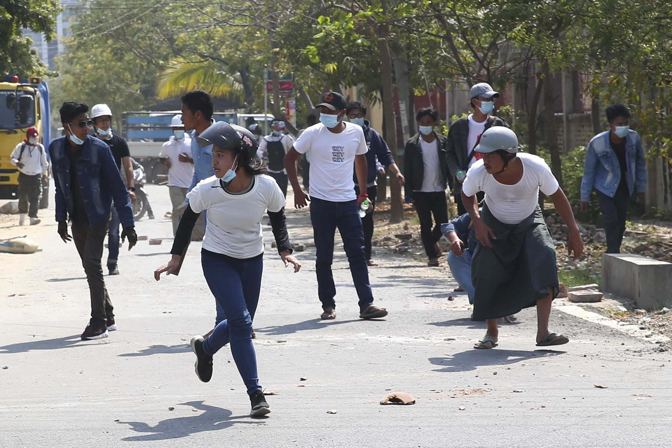 Myanmar police use lethal force on protesters in bloodiest day of demonstrations