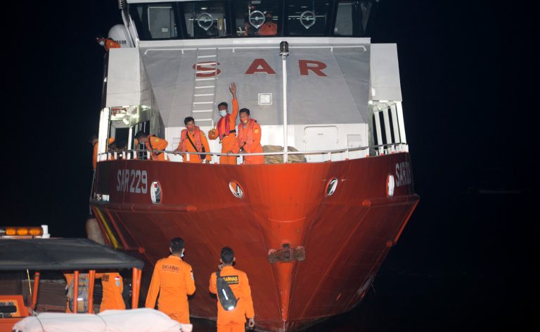 Race against time to find missing Indonesian submarine before oxygen runs out