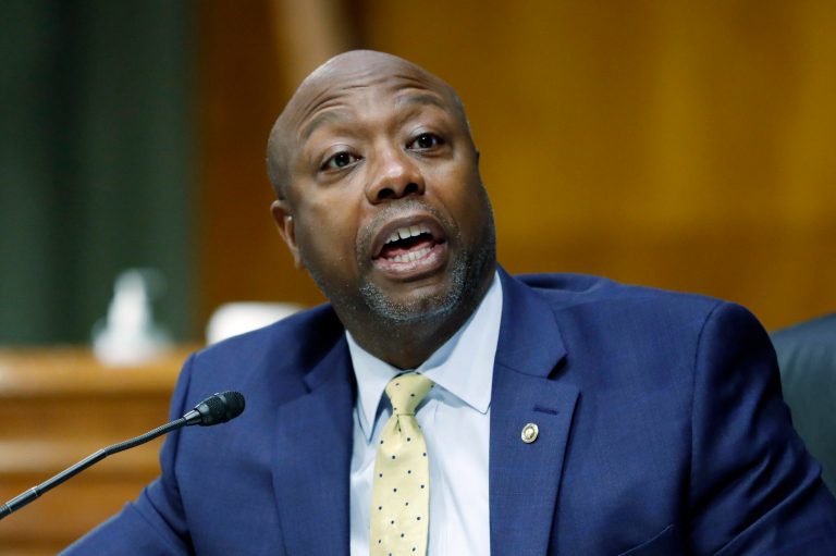 Tim Scott says ‘America is not a racist country’ in rebuttal of Biden speech