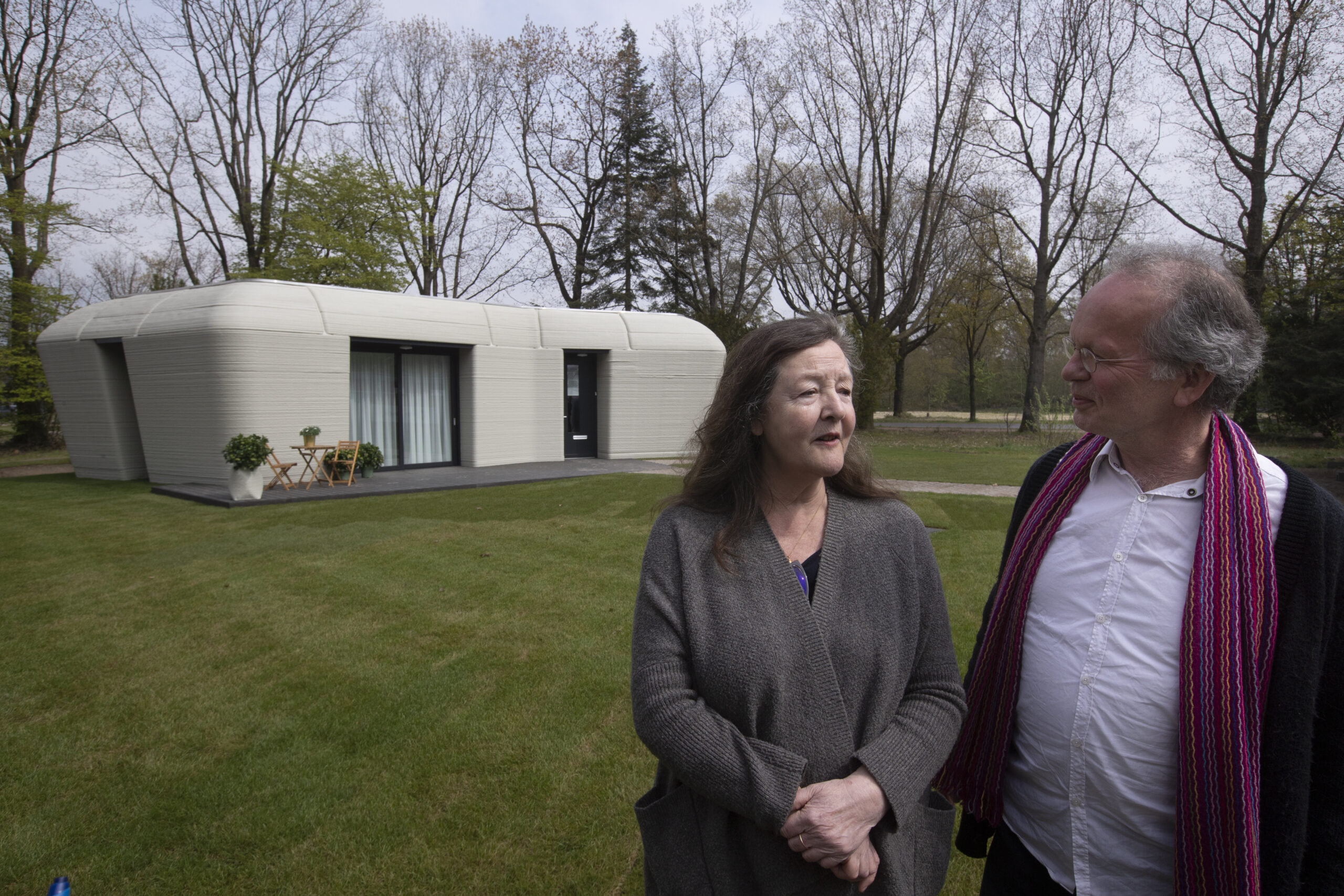 Dutch couple rents Europe’s first fully 3D-printed house