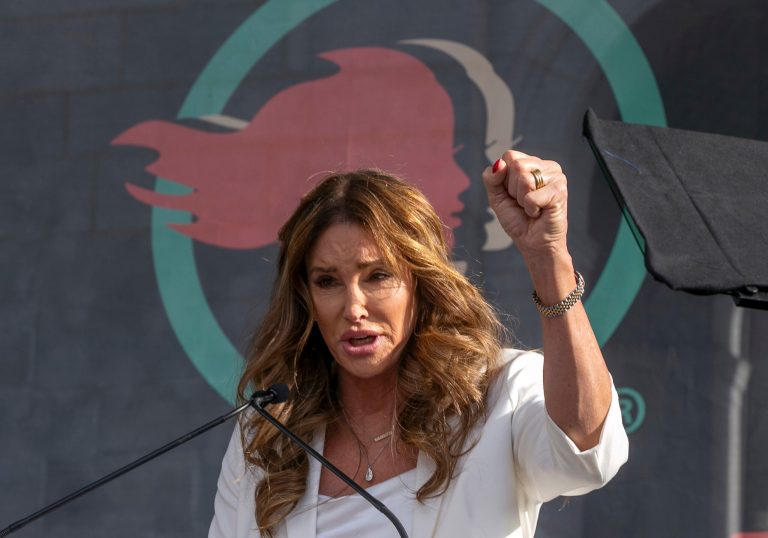 Caitlyn Jenner debuts as a GOP conservative, borrows from Reagan and Trump