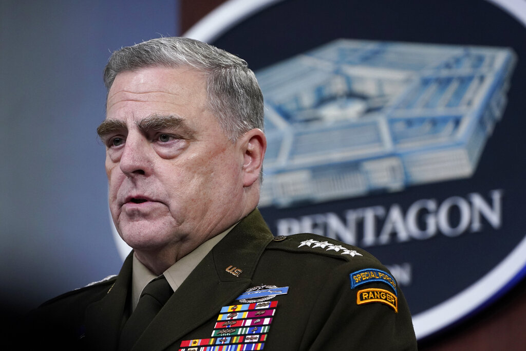 Joint Chiefs Chairman Mark Milley tests positive for COVID-19