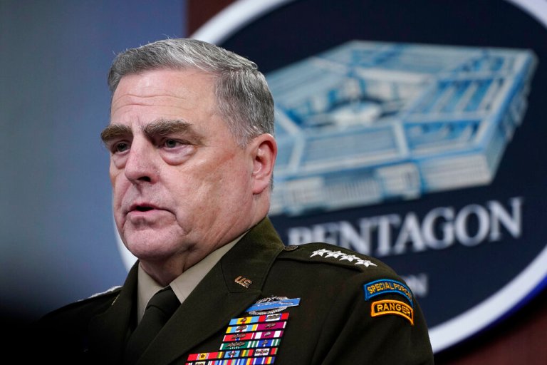 Joint Chiefs Chairman Mark Milley tests positive for COVID-19