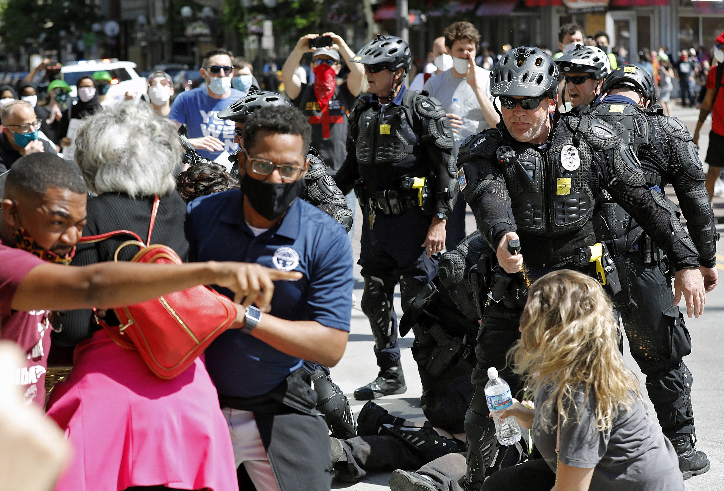 Three Ohio police officers face criminal charges over response to George Floyd demonstrations