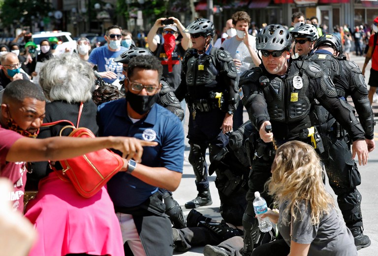 Three Ohio police officers face criminal charges over response to George Floyd demonstrations