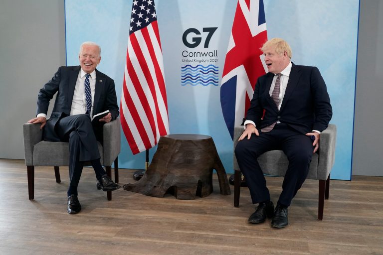 Biden offers cagey laugh when asked if one meeting will change Putin’s behavior