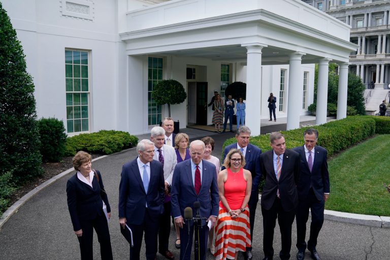 Biden infrastructure plan reignites tensions with the Left