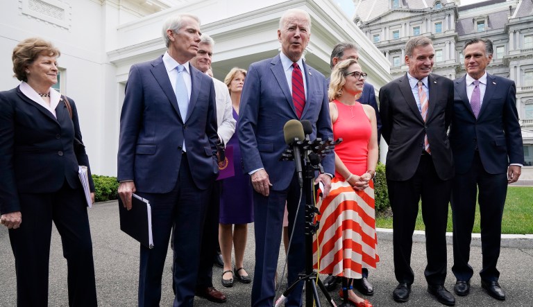 Inflation concerns leave GOP supporters of Biden’s bipartisan infrastructure framework on an island