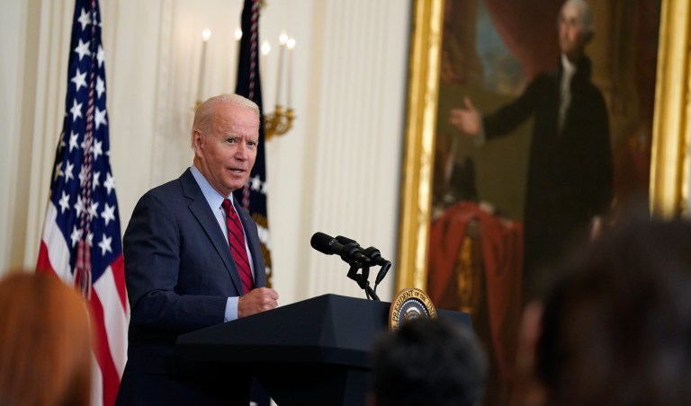Biden walks infrastructure tightrope by calling for bipartisan deal to arrive ‘in tandem’ with Democrats-only reconciliation bill