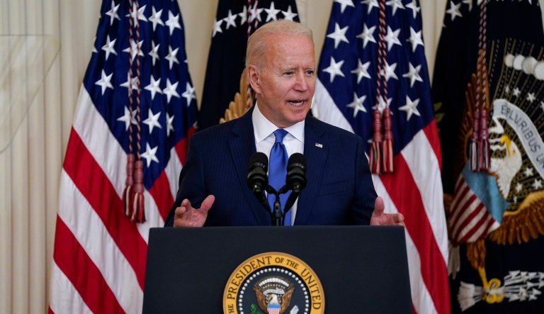 President Joe Biden speaks during an event to commemorate Pride Month, in the East Room of the White House, Friday, June 25, 2021, in Washington.                                                                                                                                                