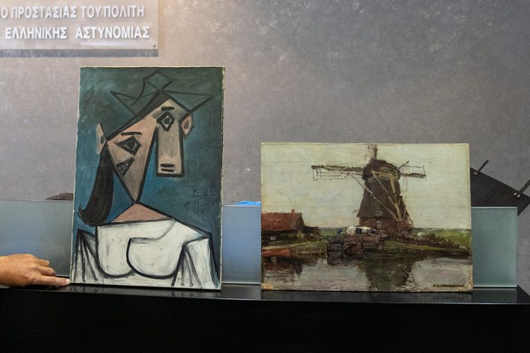 Stolen Picasso painting found by Greek police