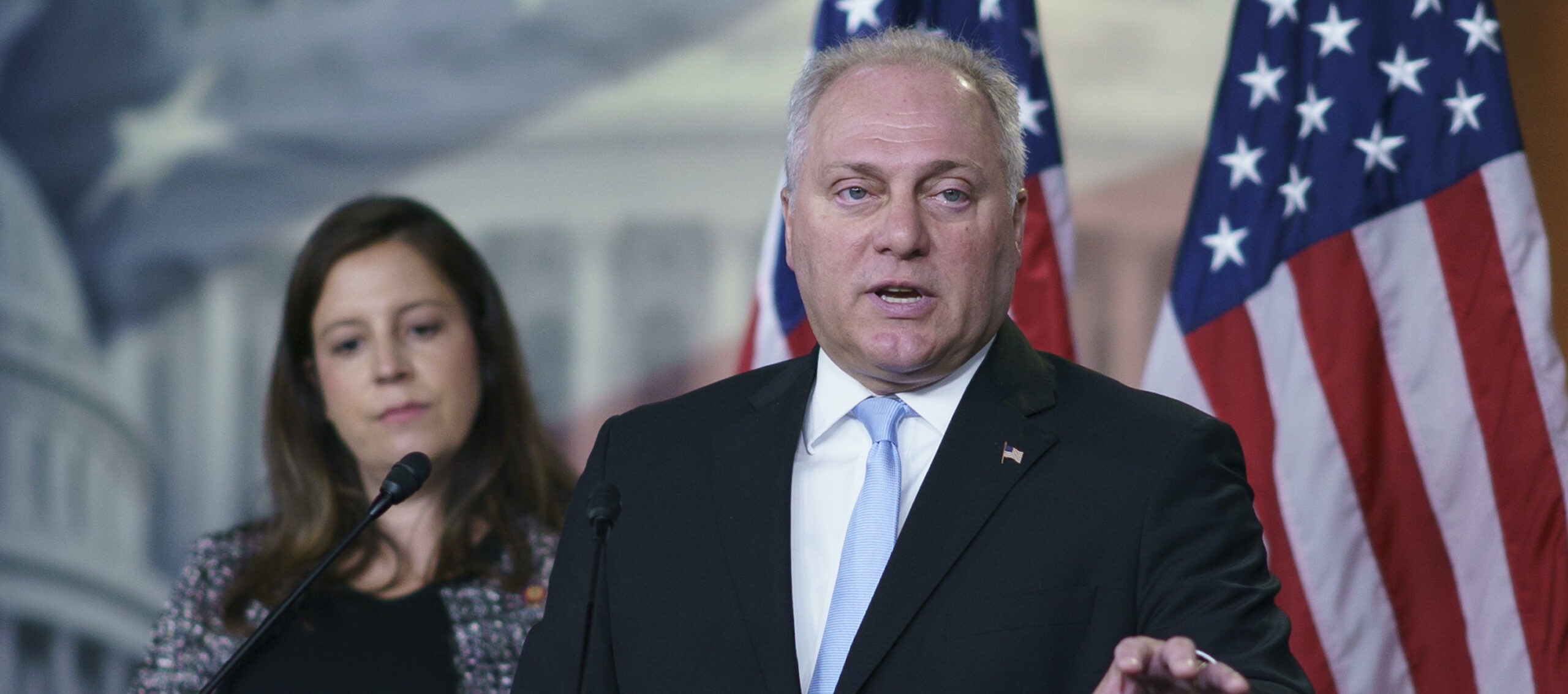 Scalise argues Democratic spending plan will help GOP win the House next year
