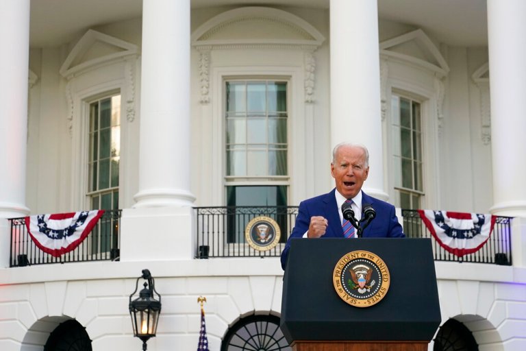 Biden says US ‘coming back together,’ but COVID-19 not yet finished