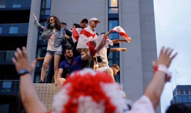 Ticketless fans storm London stadium ahead of Euro soccer finals