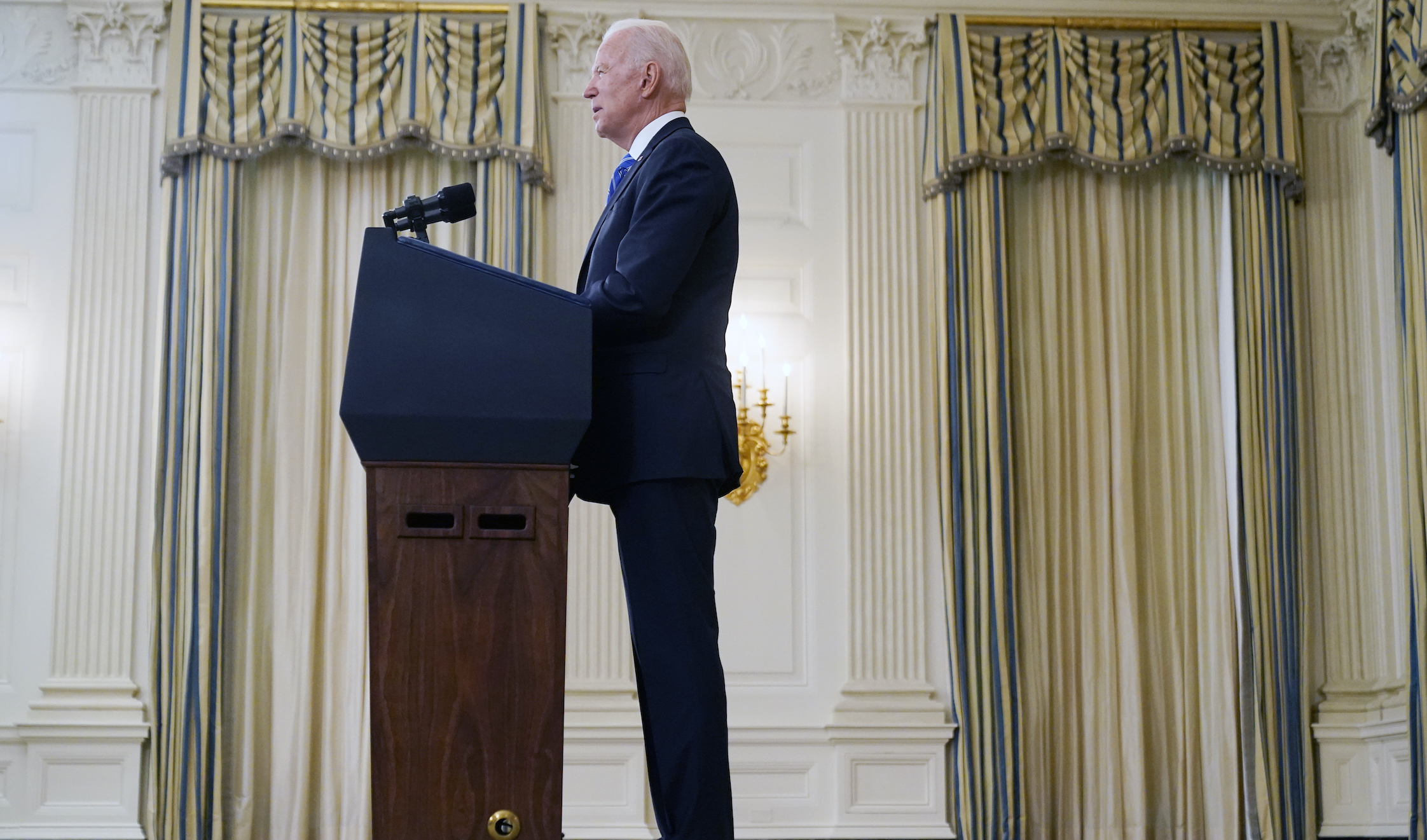 Biden claims ‘capitalism is alive and very well’ amid stock market collapse