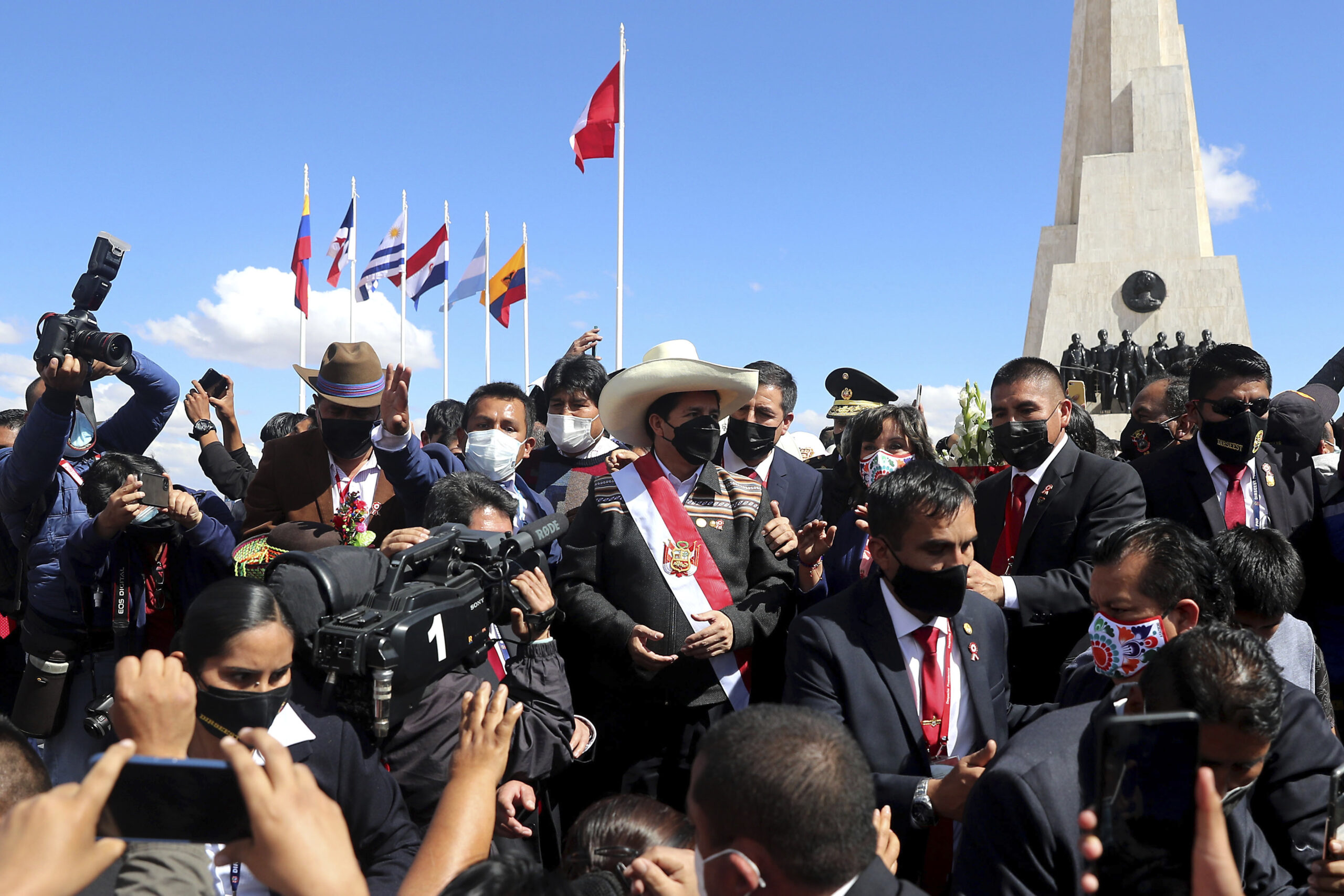 Pedro Castillo, populist socialist and schoolteacher, inaugurated as president of Peru