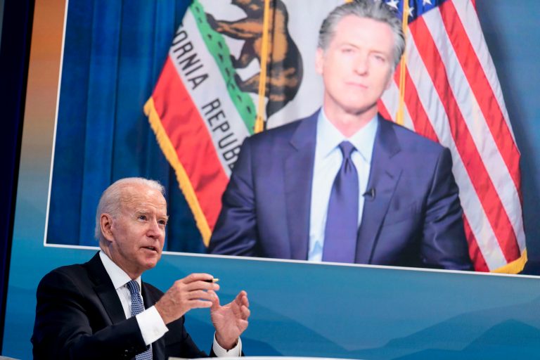 Biden weighs into California recall battle to back Newsom gingerly
