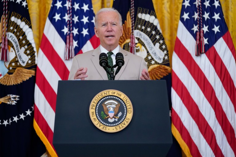 OUTS-TAN-DING: President touts 943,000 new jobs in July as proof ‘the Biden plan is working’